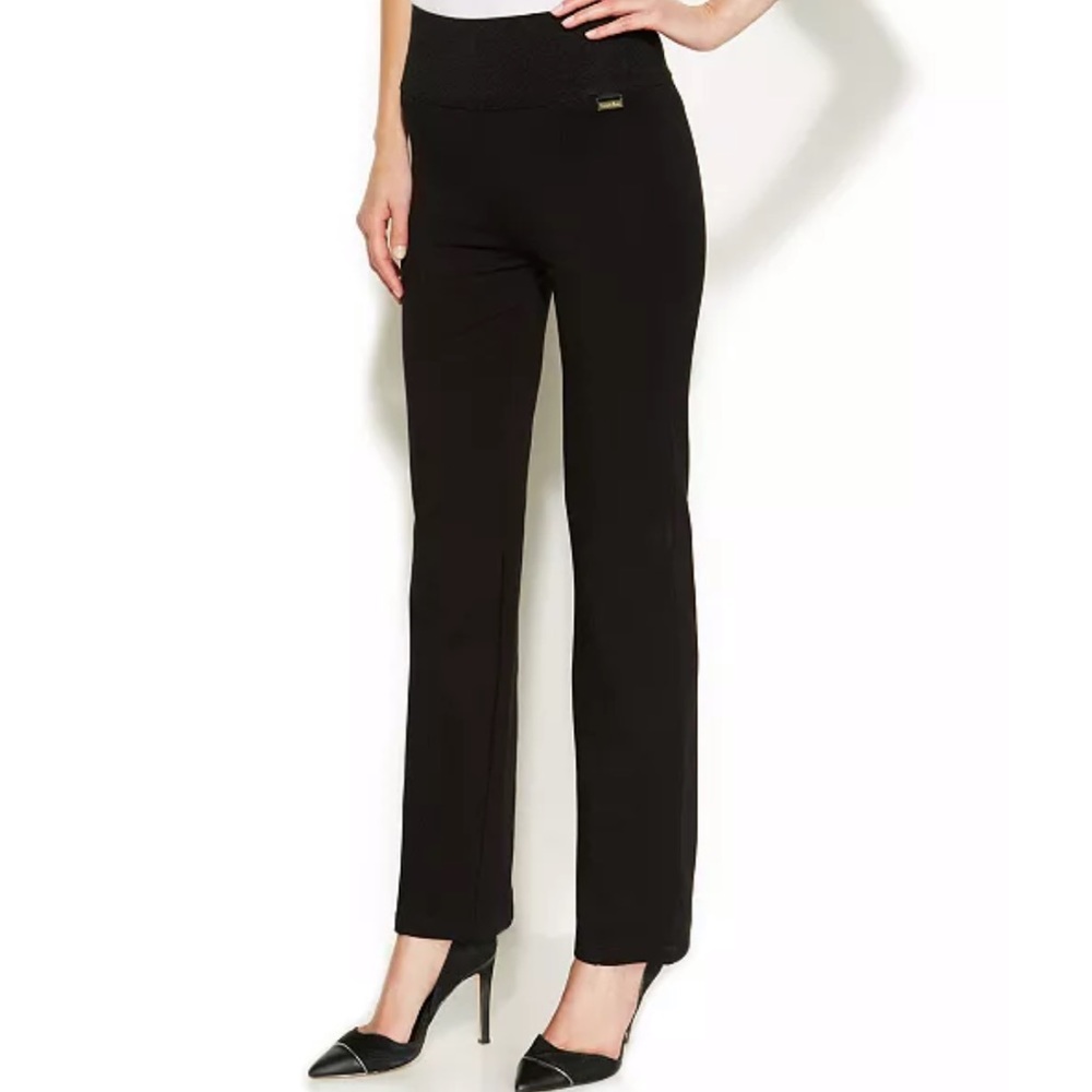 Calvin Klein High-Rise Straight Compression Pants